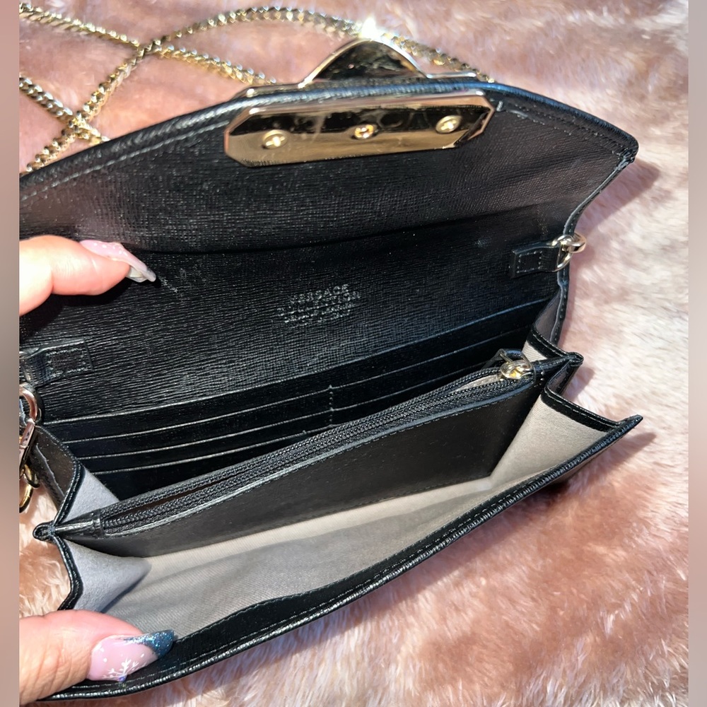 VERSACE COLLECTION CROSSBODY CHAIN WALLET - Picture 3 of 6